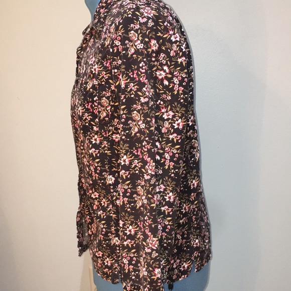 Demin & Co. Corduroy Flower Longsleeve - Picture 4 of 11